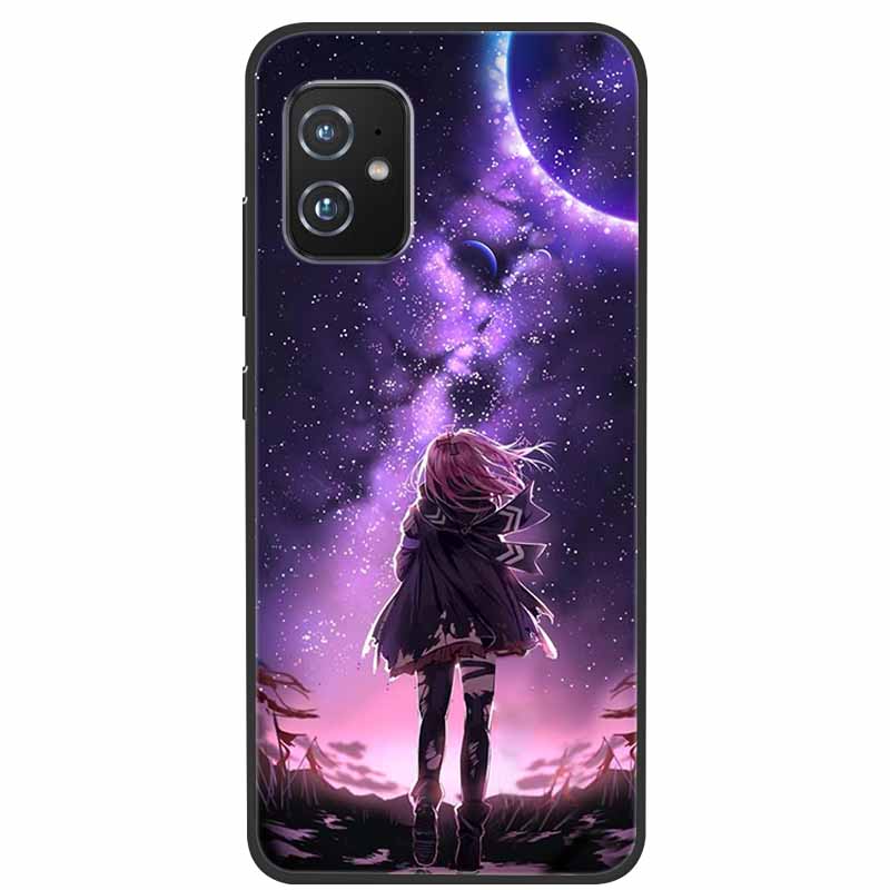 For Asus Zenfone 8 ZS590KS Cases 5.9 " Marble Soft TPU Silicone Phone Covers For Asus Zenfone8 ZS590KS Back Cases Fundas Coques