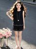 Girls' Embroidered Vest & Shorts Summer 2026 Two-Piece Set - Medium & Large Sizes