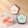 Double-Layer Folding Powder Puff Boxes Breathable Moisture-Proof Enlarged And Thickened Air Cushion Puff Storage Box Makeup Case