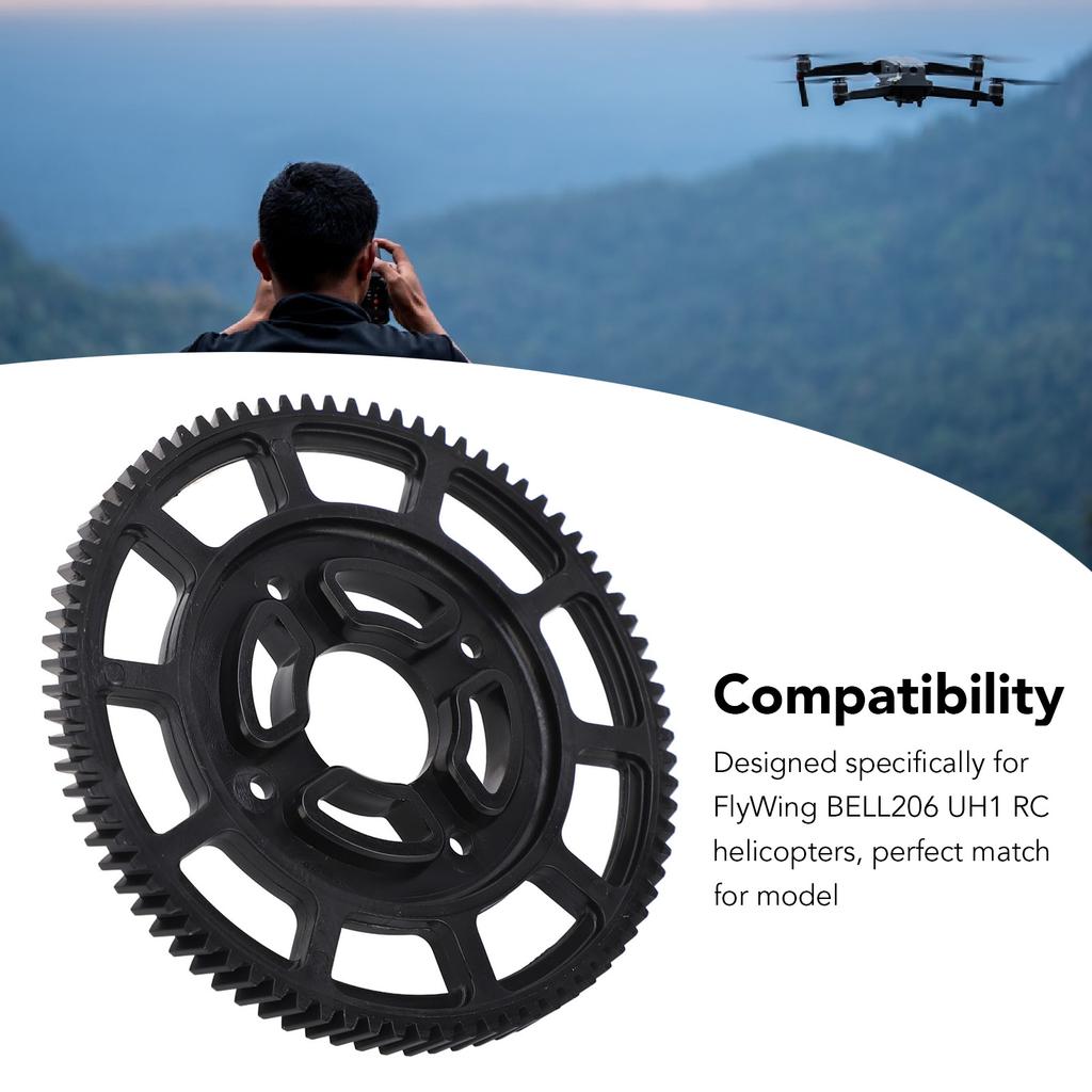 RC Helicopter Main Gear Easy Installation Disassembly Replacement RC Helicopter Accessories Part for BELL206 UH1