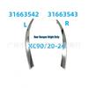 Ornament Bumper Spate Stânga și Dreapta pentru Volvo XC90 2021/22 (Piese 31663542 Stânga, 31663543 Dreapta)