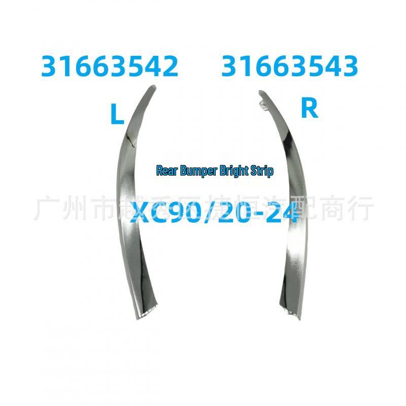 

Left and Right Rear Bumper Trim for Volvo XC90 2021/22 (Parts 31663542 Left, 31663543 Right)