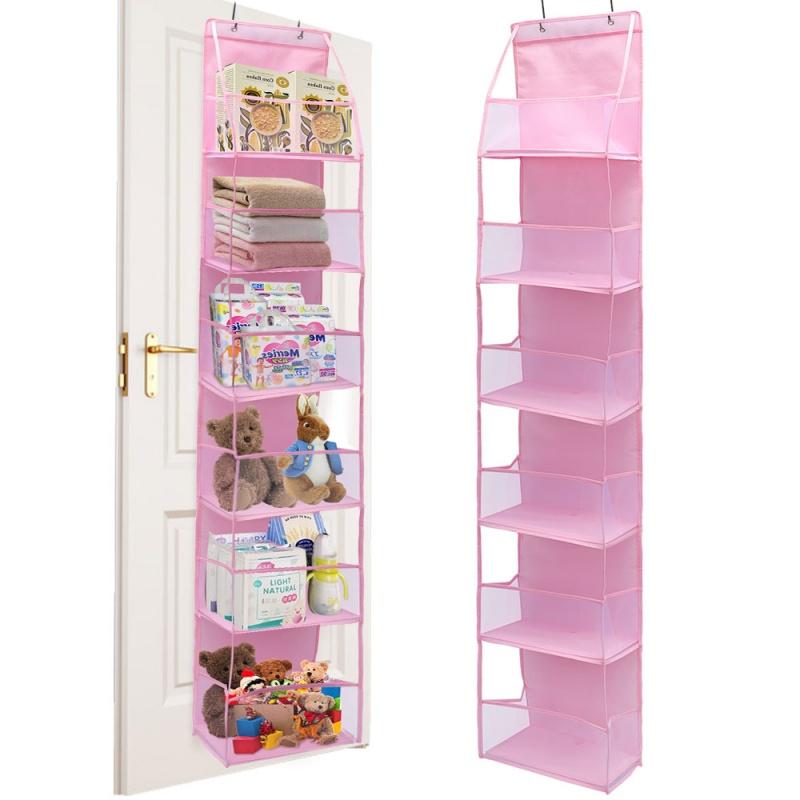 4/6Tier Over The Door Organizer Miscellaneous Clothes Toy Hanging Storage Bag With Mesh Pockets Shelves For Closet Bedroom Dorm