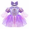 Fantasia Romper Anna Sofia Tutu Dress Headband Princess Aurora Alice Clothes Dress Halloween Party Costumes Outfit