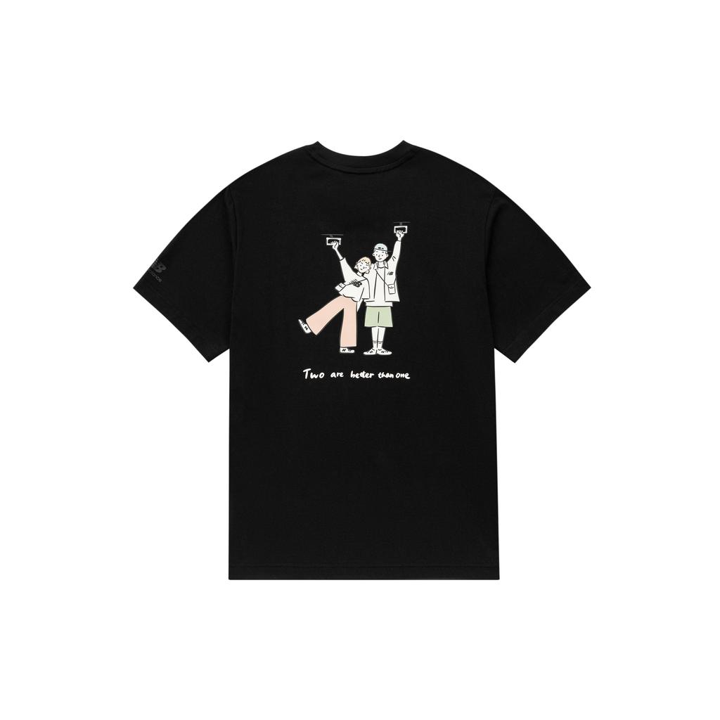 New Balance X PK LIANMINGKUANXILIE T Shirt Unisex Black 5ED26051-BK