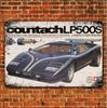 Tamiya Countach LP500s Metal Poster Rc Car Wall Deco Tin Sign Plaquealuminum