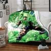1pc Green Lantern, Space Station Flannel Throw Blanket - Lightweight Soft Warm All-Season Blanket for Sofa, Bed, Travel, Camping  L1029153