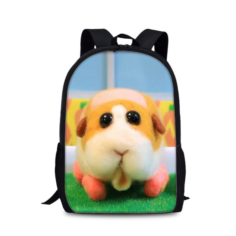 Tangalang Pui Pui Hamster Backpack For Kids With Nylon Material And Spacious Design