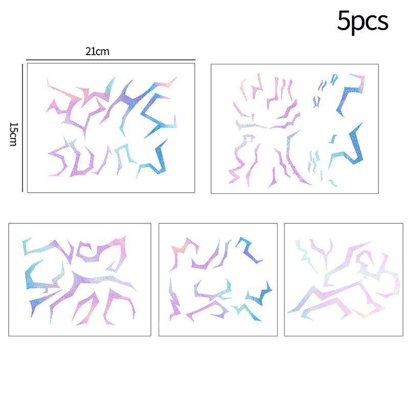 Kpop Demon HUNTERIX Tattoo Stickers Sajaa Boys Dark Cosplay Body Tattoo Stickers Set Kid Birthday Party Gifts Cosplay Props