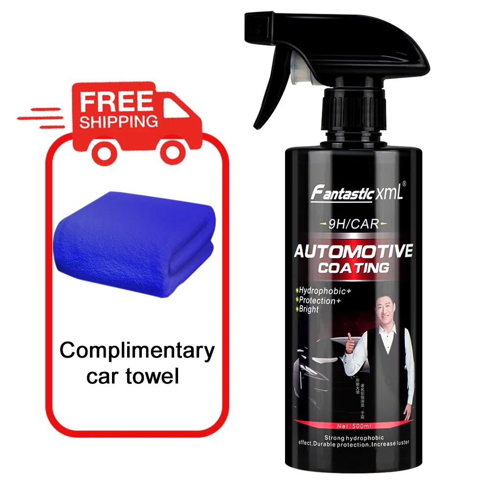 

Керамика для покрытия автомобилей 1500 мл 9H наножидкое стекло покрытое кристаллом гидрофобная водостойкая полировка краска твердость полироль для автомобиля