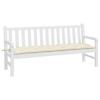 Vidaxl Garden Bench Cushion, Cream, 180X50X7Cm, Oxford Fabric