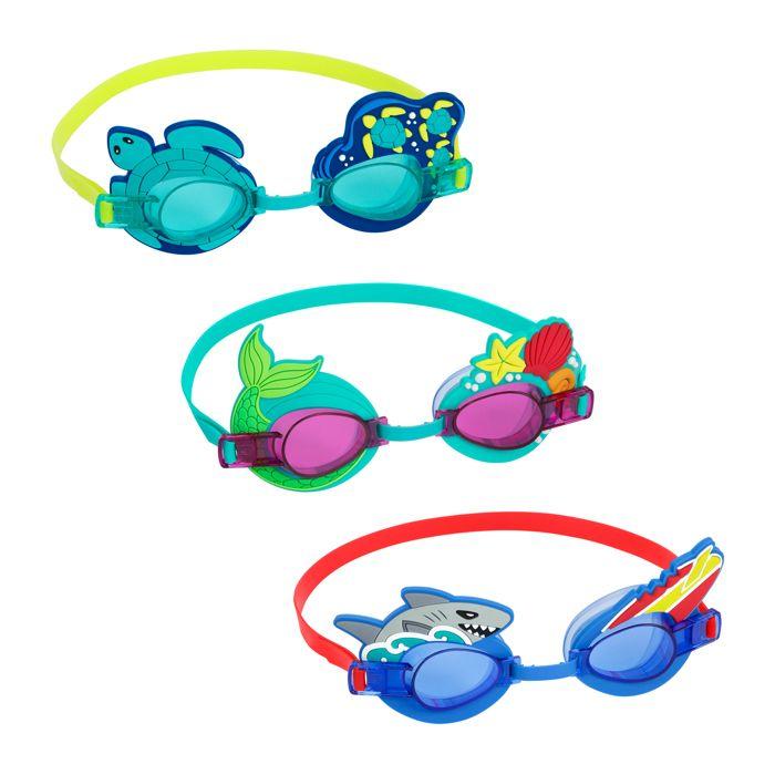 Lunette De Natation - Bestway - AquaPals - Protection UV - Ajustement Confortable - Enfant