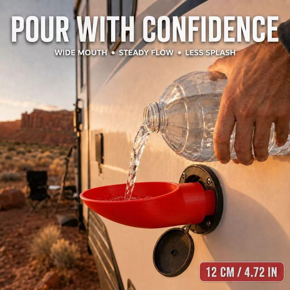 Portable Design Water Filler Funnel Manual Water Filling Water Filler Travel Trailer