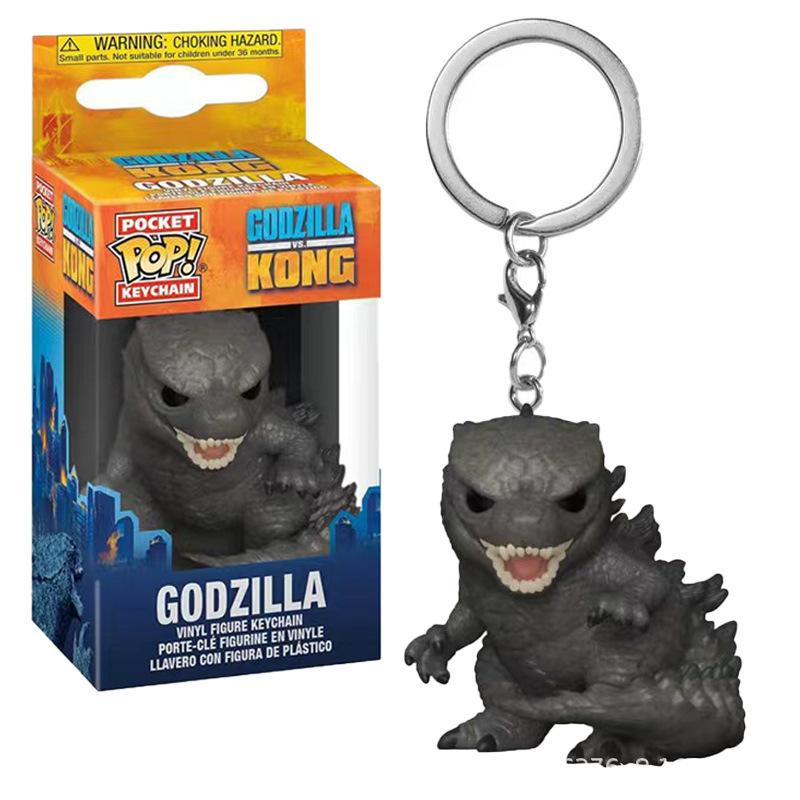 Godzilla vs Kong 2 Sleutelhanger Hanger Anime Figuur Sleutelhanger
