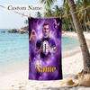 Melbourne Storm Custom Name Printed Beach Towel Personalized Soft Towel For Swimming Beach Travel