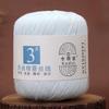 1 Rotolo Filato di Pizzo Cotone Tencel per Uncinetto Estivo & Lavori a Maglia Fai-da-Te - No. 3