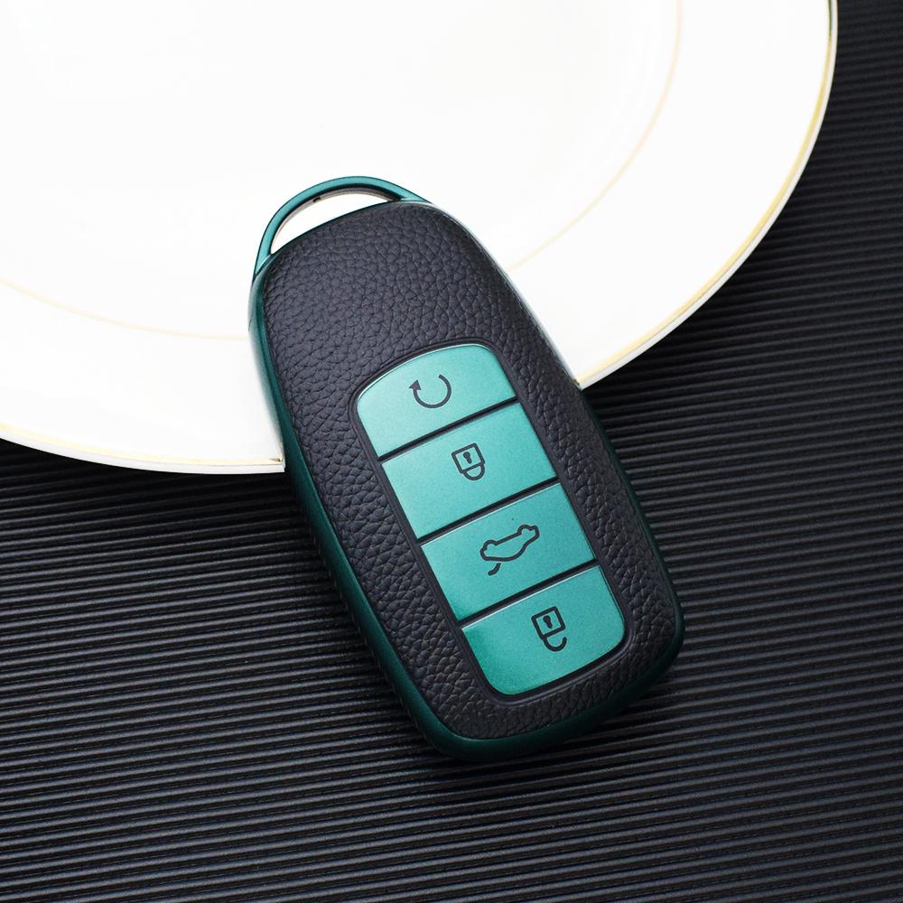 TPU Shell Cover Fob Holder Key Case For Chery Jaecoo J7 7 J8 Omoda 5 C5 Tiggo 8 Arrizo 6 8 Pro Keychain Car Accessories
