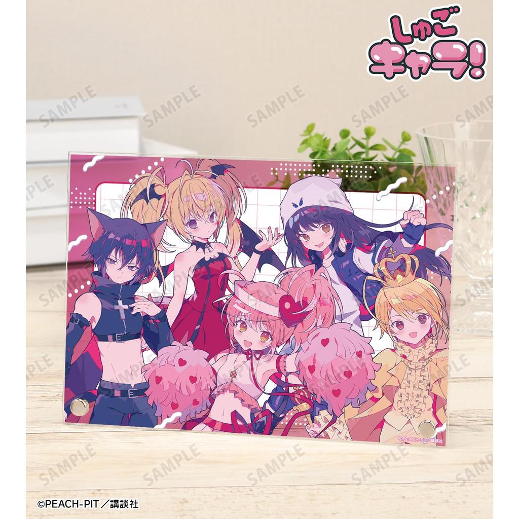 Shugo Chara Yumenouchi Illustration Collection Character Ver. A5 Acrylic Panel