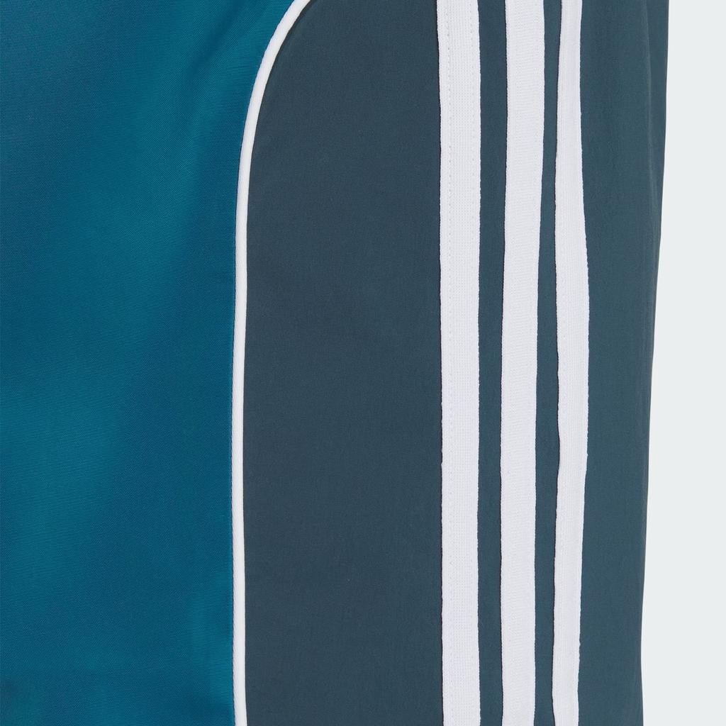 Adidas Originals 3-Stripes Color Block Loose Woven Sports Pants Men Pants Natural-Duck-Green JE3480