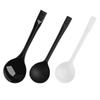 Heavy-Duty Black Disposable Plastic Spoons
