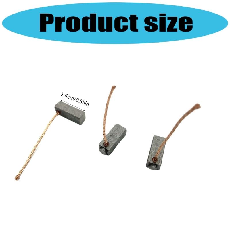 Heat Resistant Carbon Brushes Suitable for 24V Motors Conductivity Industrial Applications Repairing Part for Machine