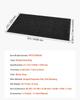 Front Door Mat, 2438 x 1219 mm Commercial Floor Mat for Indoor and Outdoor, Stylish Striped Industrial Carpet with PVC Backing, Heavy Duty Washable