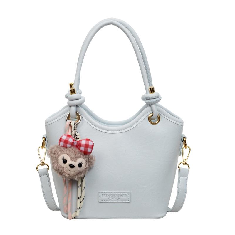 New fashion versatile bucket bag cute niche fashion casual basket bag commuter messenger