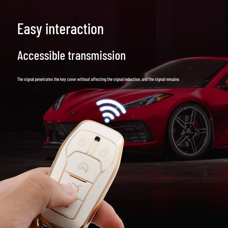 Ford Key Case for Mondeo, Focus, Edge, Explorer - Unisex Bag Shell Buckle