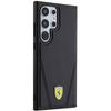 Ferrari Fehms24Lp3Bak S24 Ultra S928 Czarny/Black Hardcase Hot Stamp V Lines Magsafe