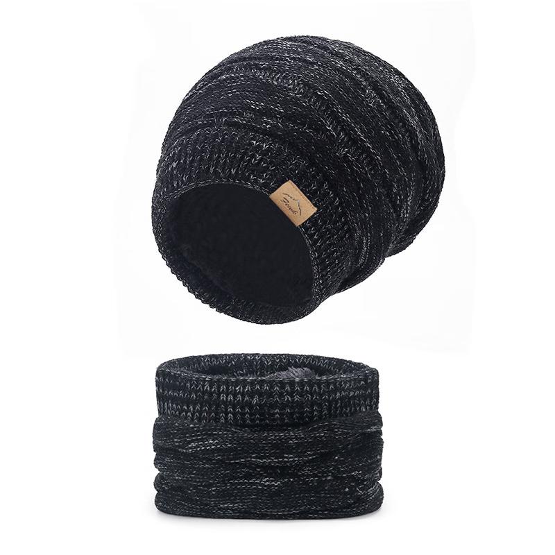 ZHENYUEQI Зимняя вязаная шапка унисекс