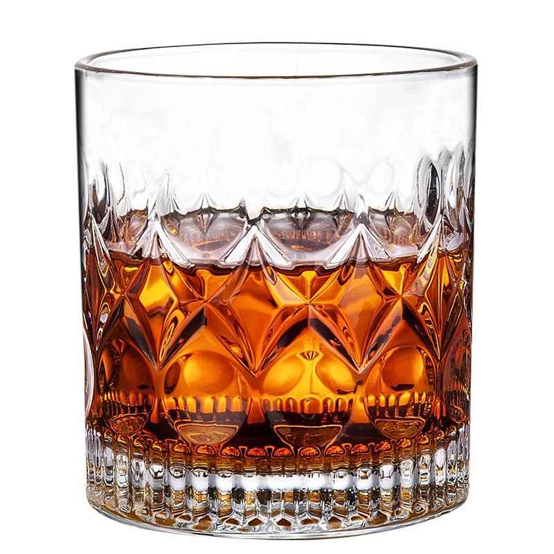 

HeY LiLac 240ML Whiskey Glasses Crystal Bourbon Glass Ultra-Clear Premium Lead-Free Rocks Glass Tumbler Beer Water Cocktails Mug