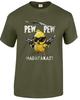 New pew pew madafakas tshirt crazy duck funny novelty retro xmas gift tee top