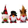 Christmas Gnome Desktop Decor Mini Standing Elf Decor Festival Theme Dwarf Ornament Cute Statue for Table