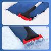 Snow Scraper Shovel Ergonomic Ice Scraper Effective No Scratch Automotive Window Shovel With Foam Handle For Scratch Ice Snow