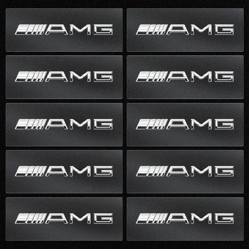 Adesivos de Decoração Exterior para Carro com Logo para Para-lama Lateral da Carroceria Janela da Porta Porta-malas Para Mercedes Benz AMG W204 W211 W212 W166 W117 W176