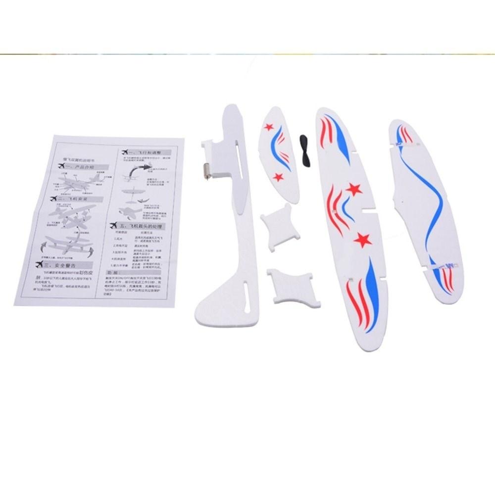 PP Electric Large Foam Glider Aircraft Toy USB Rechargeable Hand Throwing Flying Airplane
