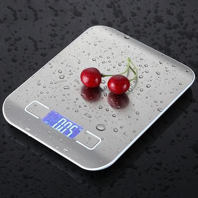 10kg Household Kitchen Scale Electronic Food Scales Diet Scales Measuring Tool Slim LCD Digital Electronic Weighing Scale