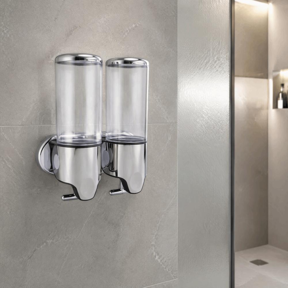1000ml Capacity Shampoo Conditioner Dispenser Liquid Soap Dispenser  Bathroom Shower Area Kitchen