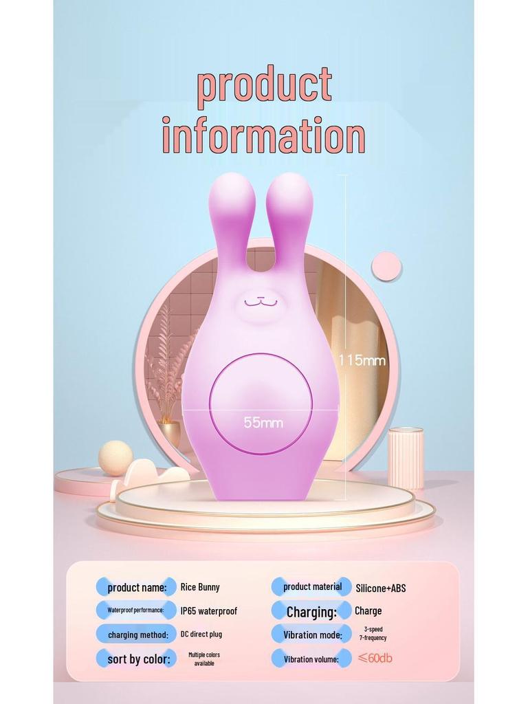 Kaninchenzunge Lecken Vibration Vibrator: Elektrischer Klitoris-Stimulator & Oralsex-Spielzeug für Frauen