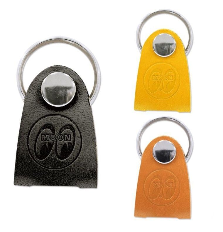 MOONEYES MGC199YE MOONEYES Eyeball Leather Key Cap Yellow, yellow