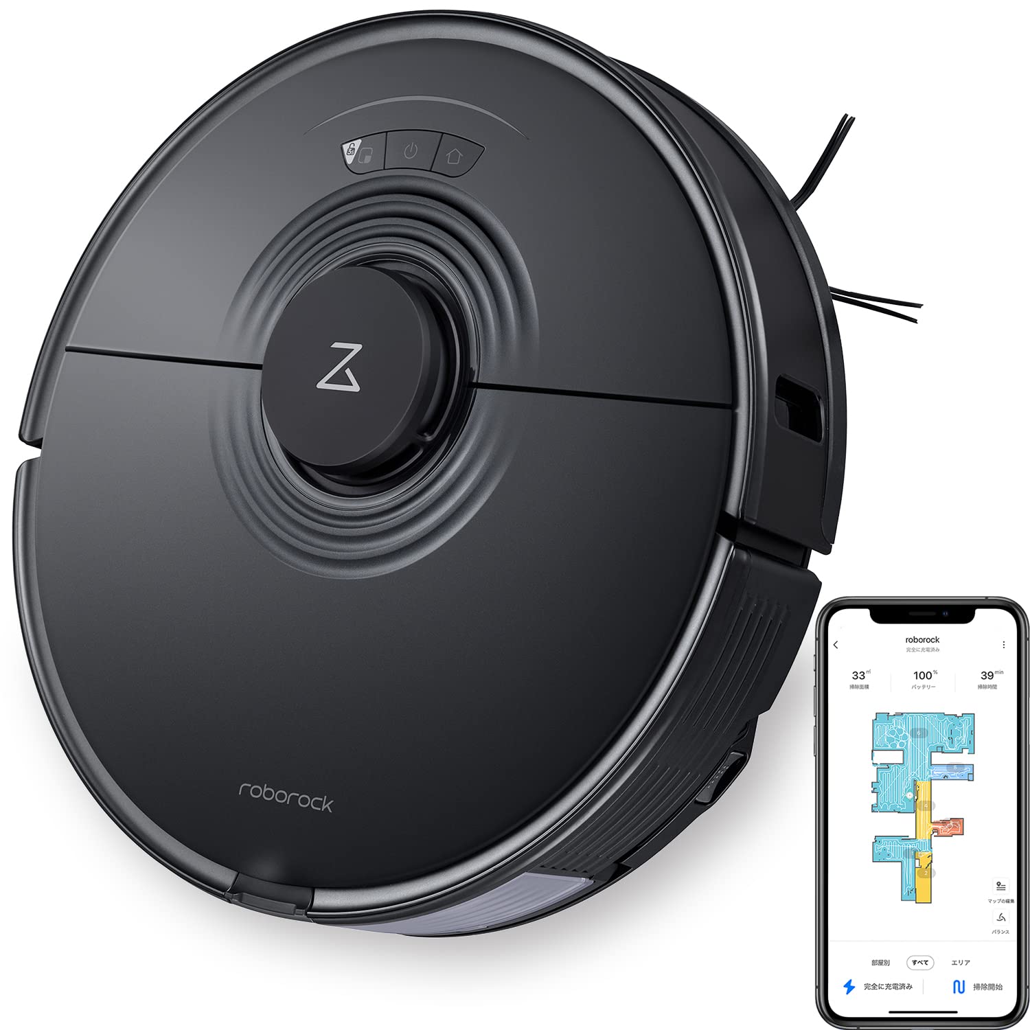 

Roborock black S7+ S7 (S7 (single)) чорний