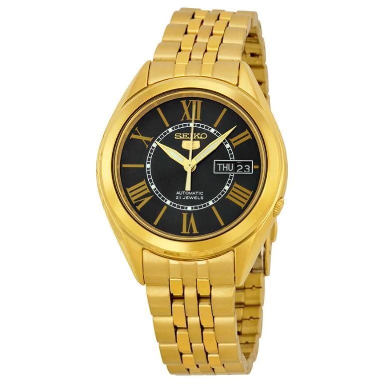 

SEIKO Automatic Mechanical Movement Stainless Steel Strap Watch Men s Watches Black Dial SNKL40 Black Dial
