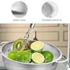 Handle Drain Basket Kitchen Tool Accessories Colander Basket Fruit Rice Vegetable Washing Basket