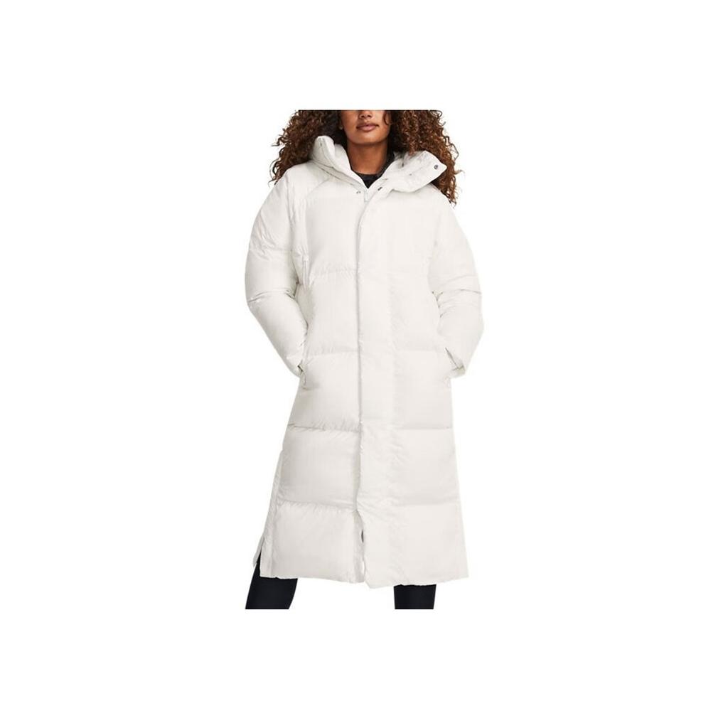 Under Armour ColdGear Infrared Training Puffer Jacket Women Outerwear White 1378857-112