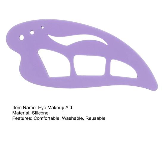Silicone Eyeliner Stencil Eyeshadow Guide Reusable Makeup Tool for Precise Winged