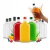 10x Glass Bottles for Wine Liqueurs CLASSIC FLASK 500ml Flat Bottle