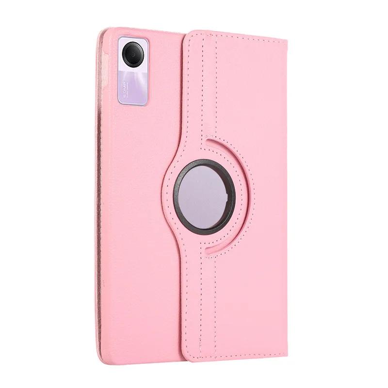 

Чехол для Xiaomi Redmi Pad SE 2023 Чехол 11 дюймов Обложка для планшета funda для redmi pad se 11 чехол Вращающаяся на 360 градусов кожаная обложка Redmi Pad SE 11 2023 розовый