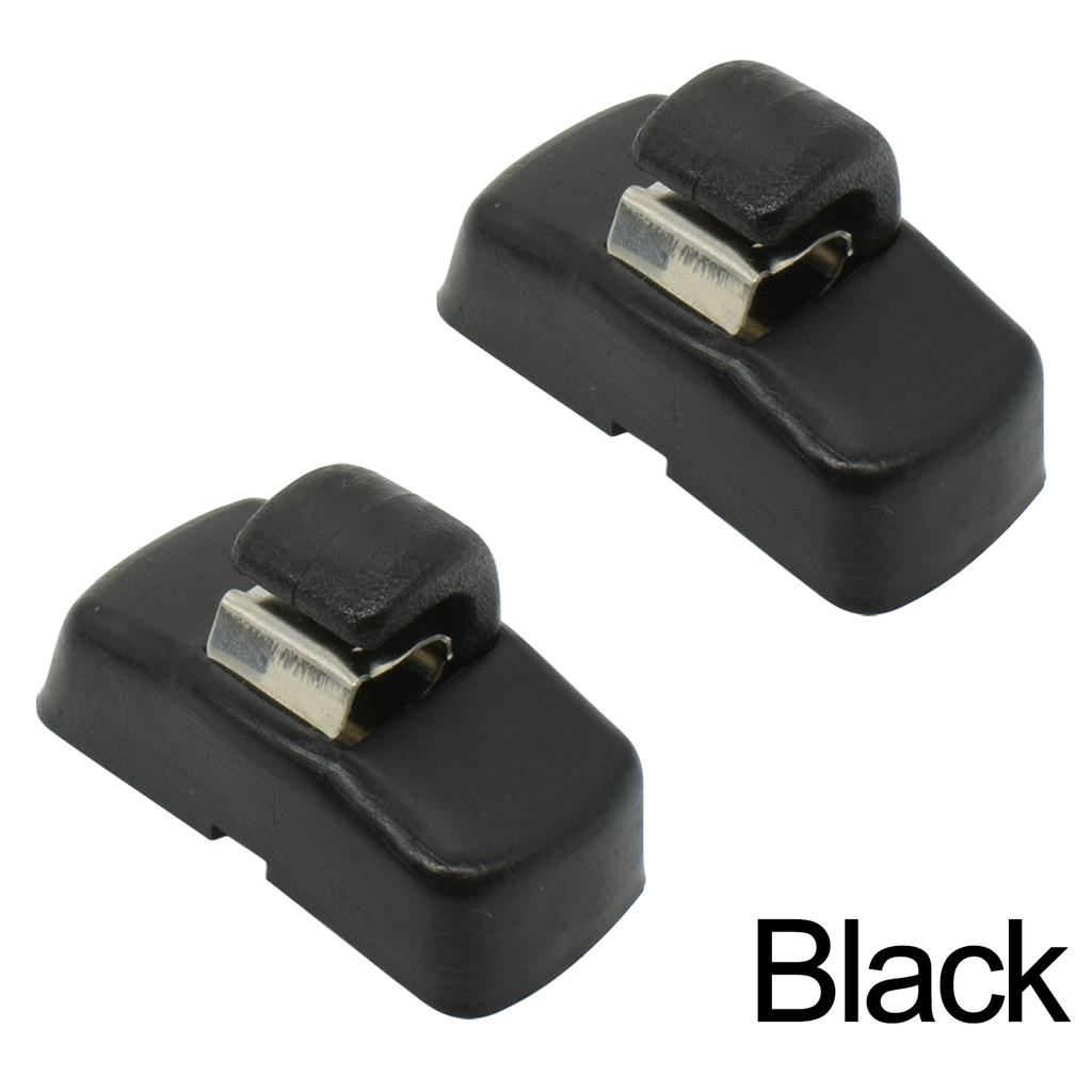 2 piezas para SKODA Fabia 6Y Octavia A4 A5 1U 1Z Superb B5 3U 3B0857561B 3B0857563 soporte de gancho para parasol delantero de coche