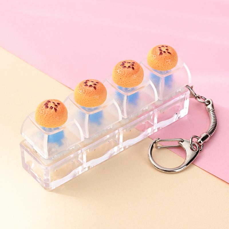 Bread Style  Keychain 1PC Creative Stress Relief Toy Cute Bag Accessory for Student Daily Use