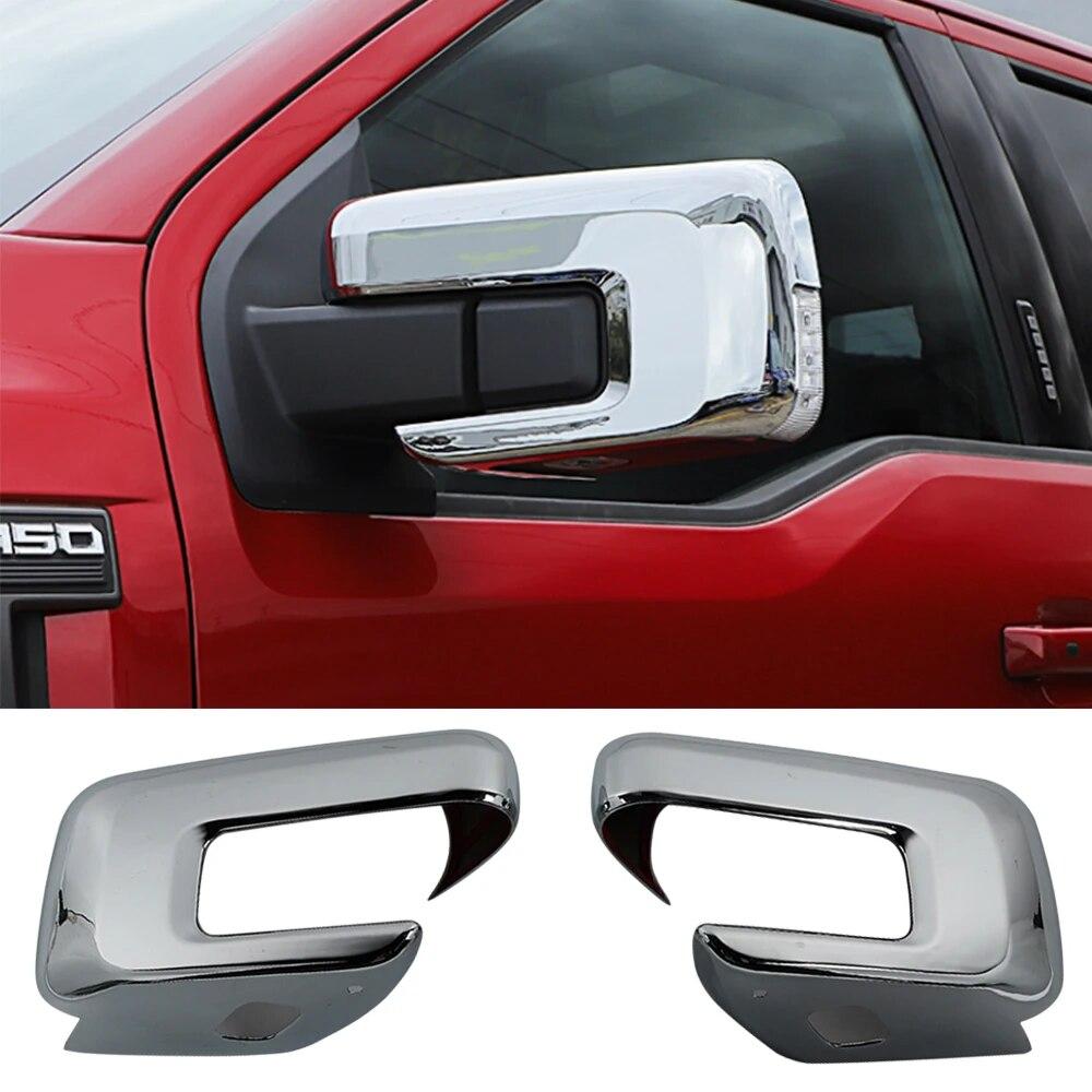 Vedere din spate pentru mașină, oglindă laterală pentru ușă, acoperire decorativă pentru cadru pentru Ford F150 F-150 2022 Accesorii exterioare